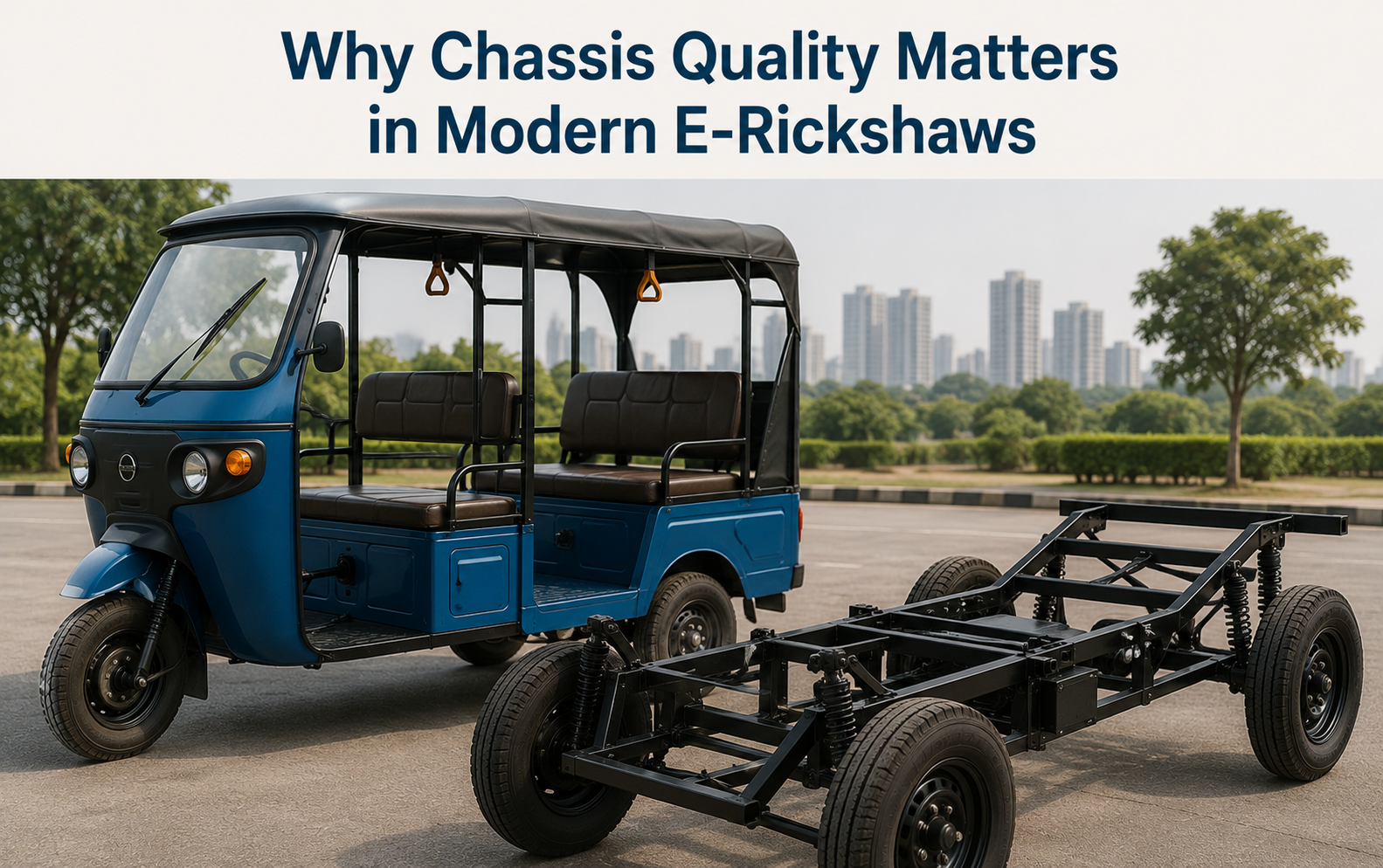 Why Chassis Quality Matters in Modern E-Rickshaws